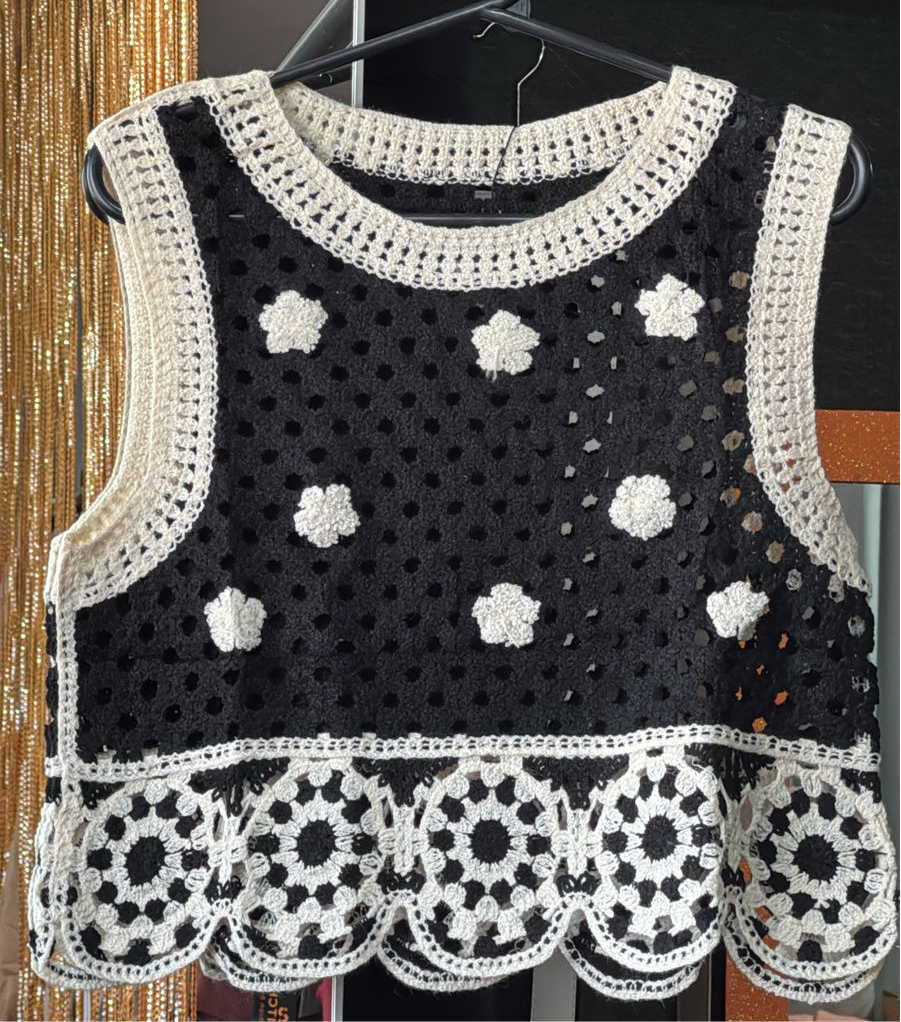 Cropped Crochê