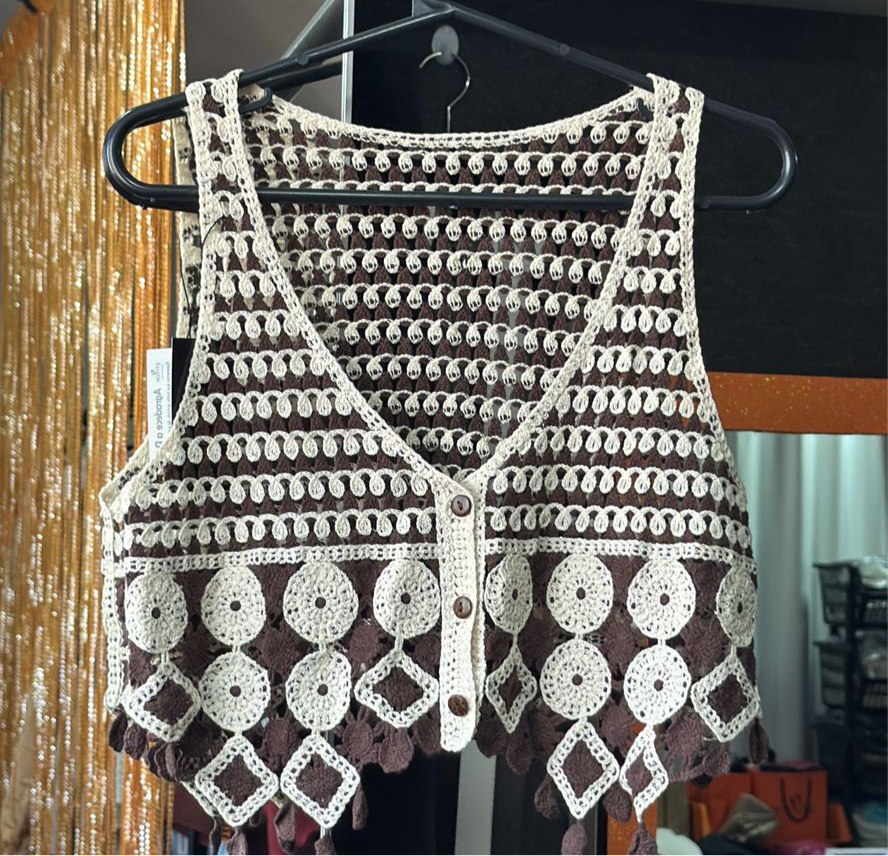 Cropped Crochê