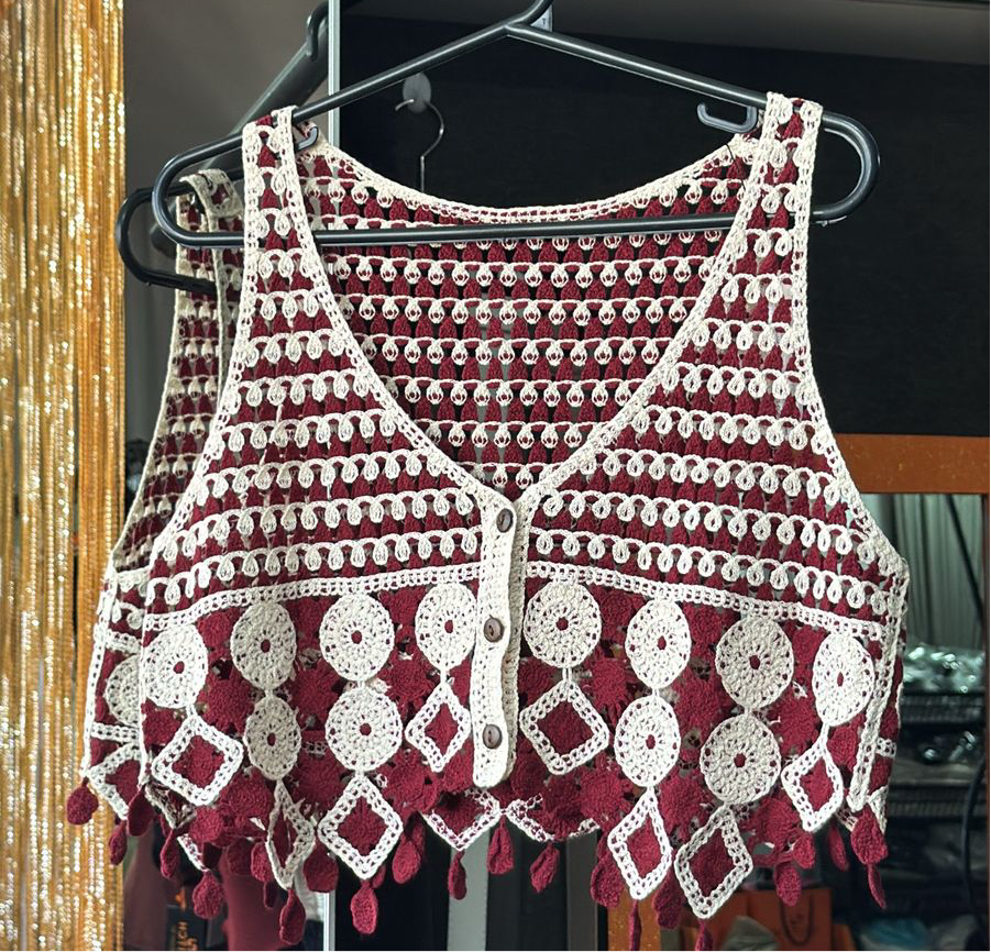 Cropped Crochê