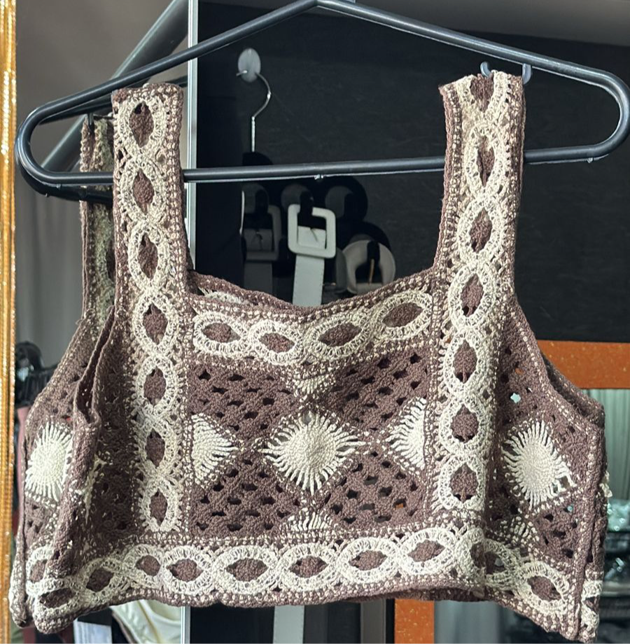 Cropped Crochê