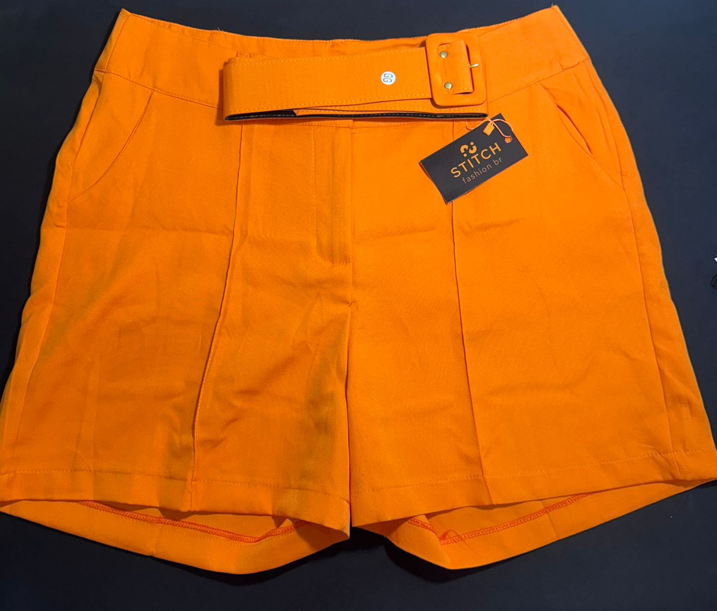 SHORT ALFAIATARIA C/ CINTO