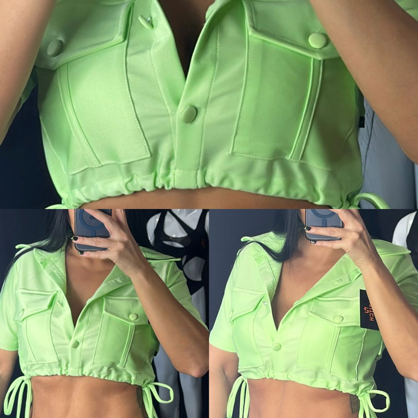 Cropped Malha Prada