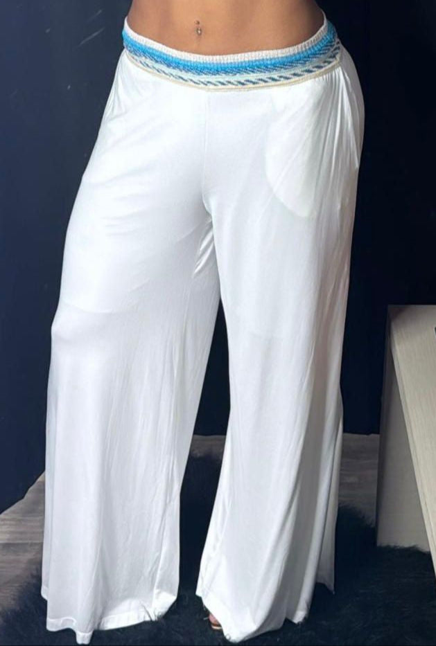 Calça + Aplicação Tricô