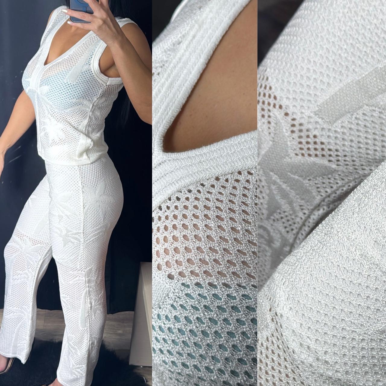 CONJUNTO BRANCO EM TRICO