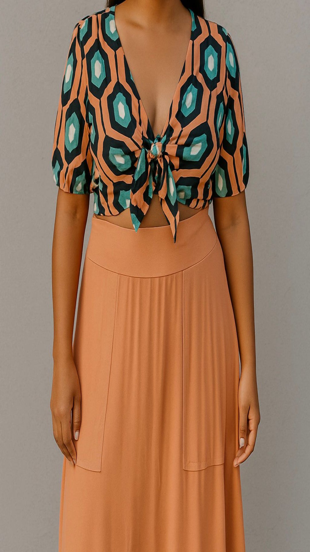Conjunto (Saia + Cropped)