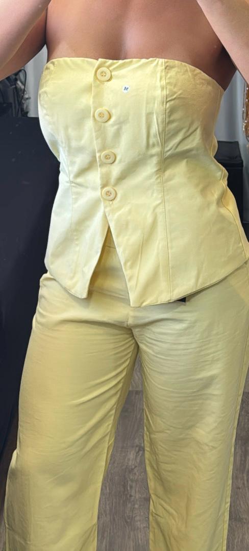 CONJUNTO CALÇA + TOMARA QUE CAIA