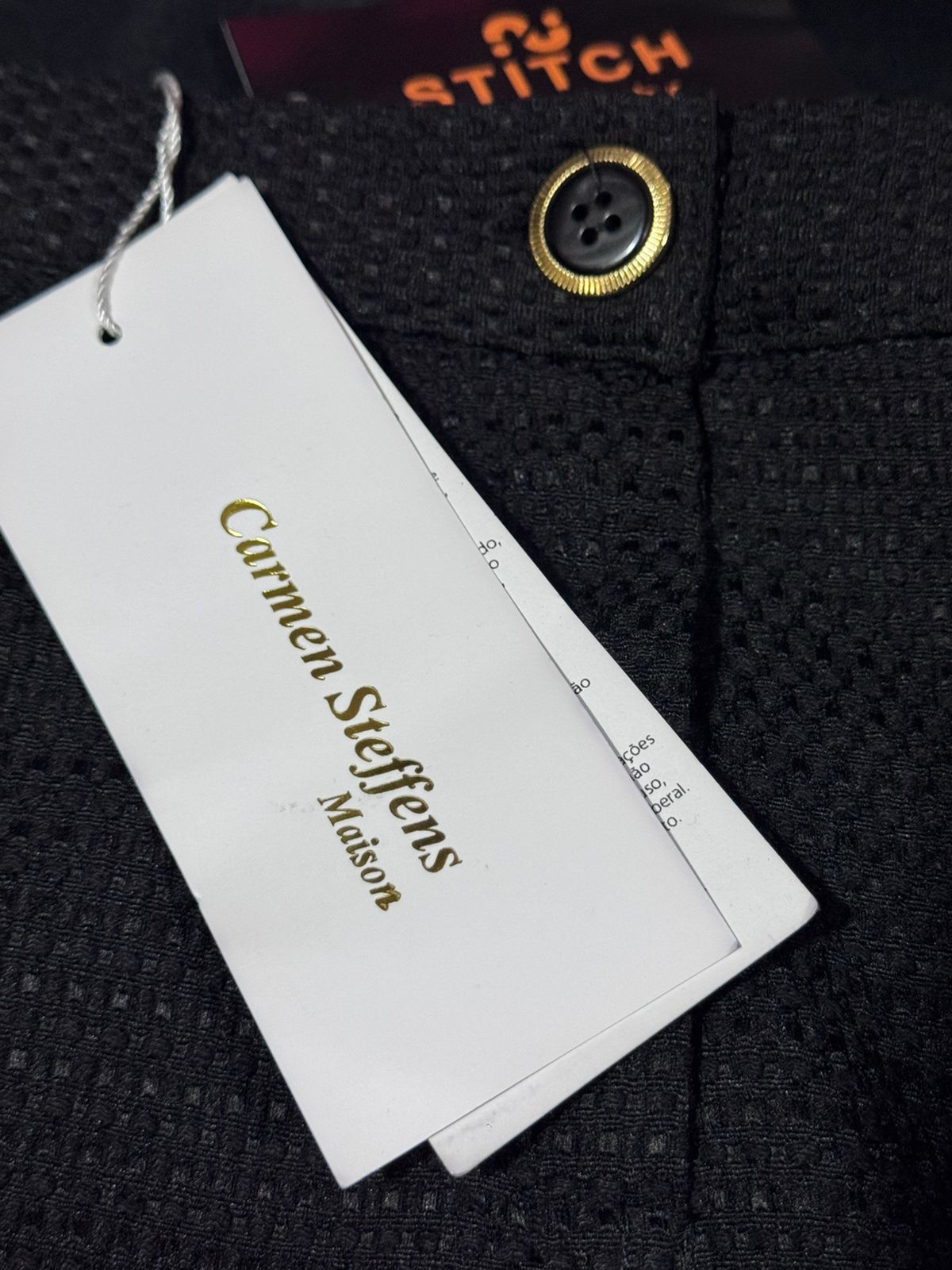 Saia Alfaiataria + Aplicação Zíper CARMEN STEFFENS