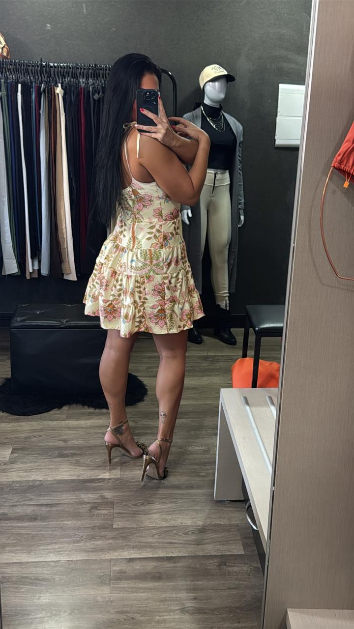 Vestido Com Bojo + Alça Ajustavel