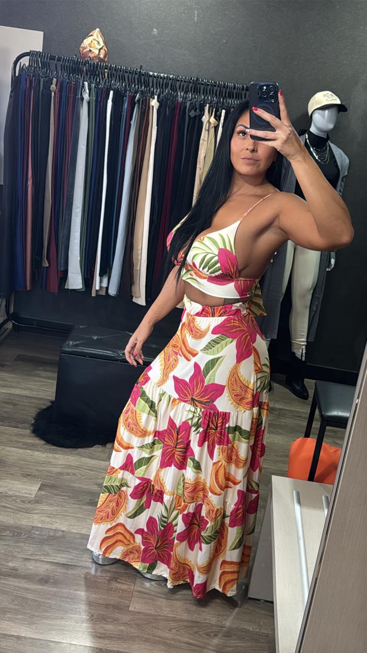 Conjunto Saia + Top