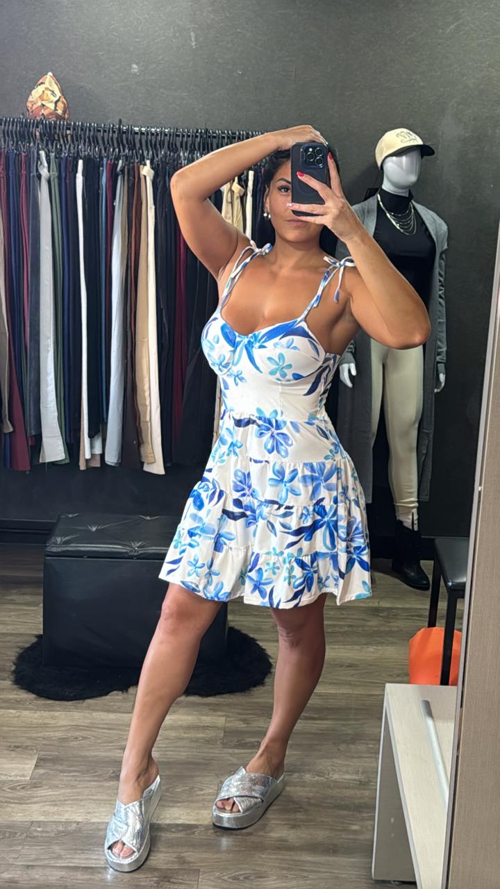 Vestido Com Bojo + Alça Ajustavel