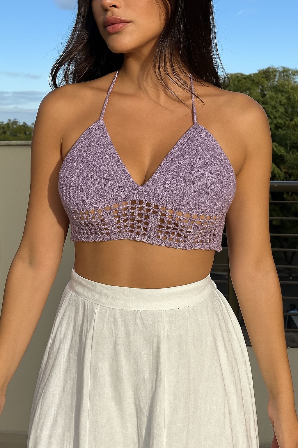 Cropped Crochê