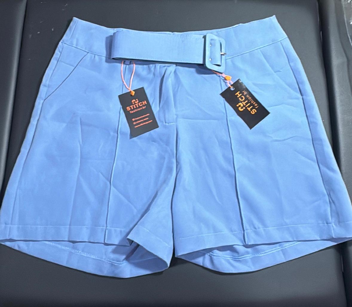SHORT ALFAIATARIA C/ CINTO