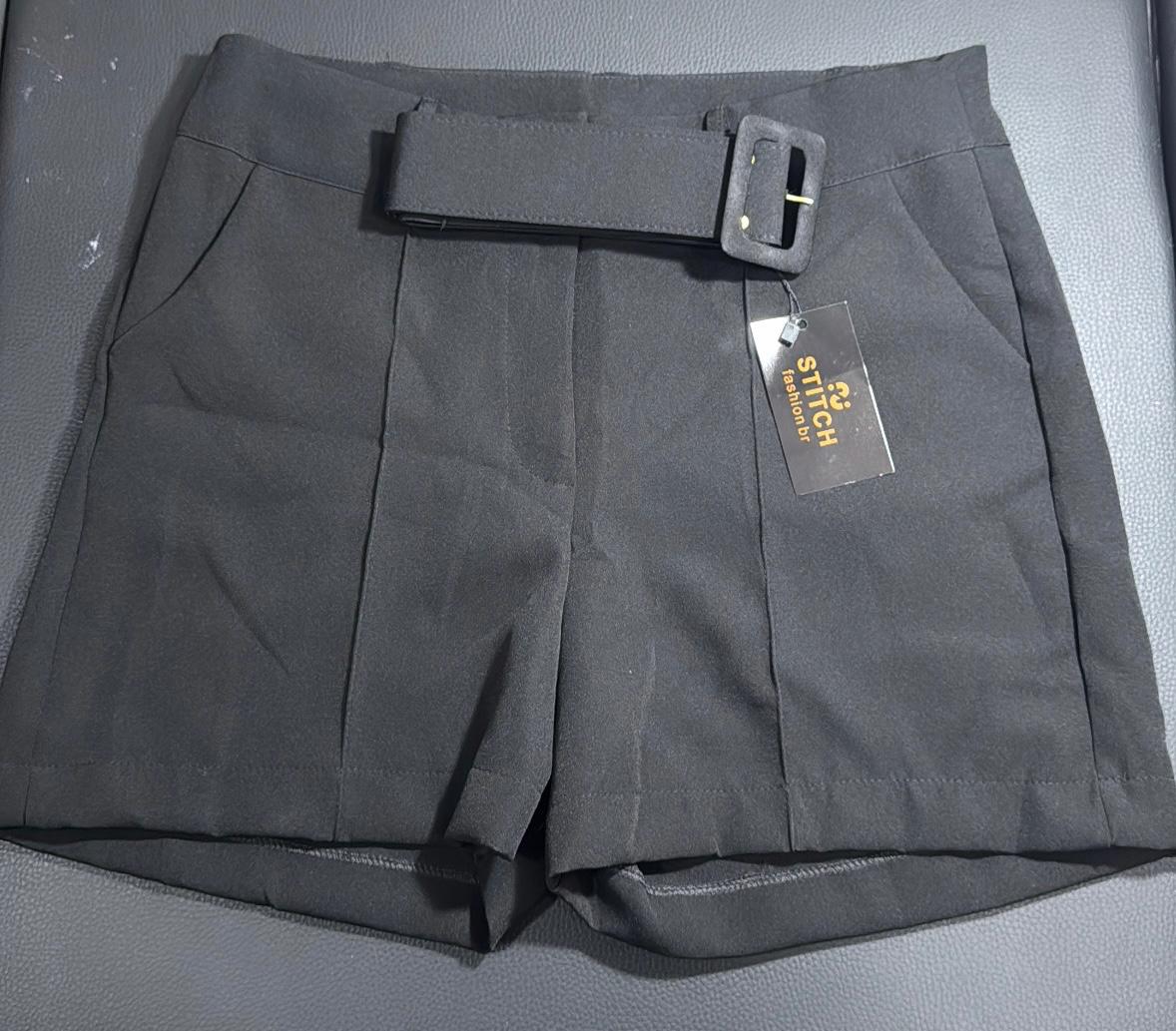 SHORT ALFAIATARIA C/ CINTO