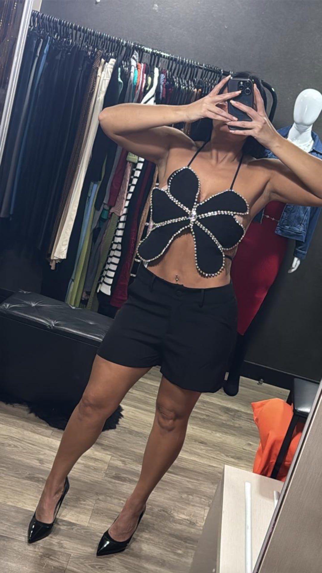 SHORT ALFAIATARIA C/ CINTO
