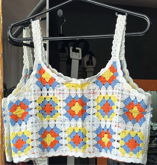 Cropped Crochê