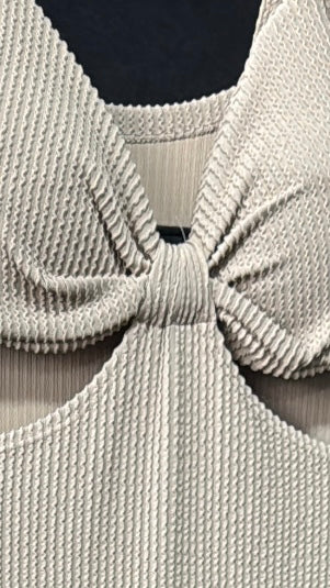 Vestido Midi Recorte Busto