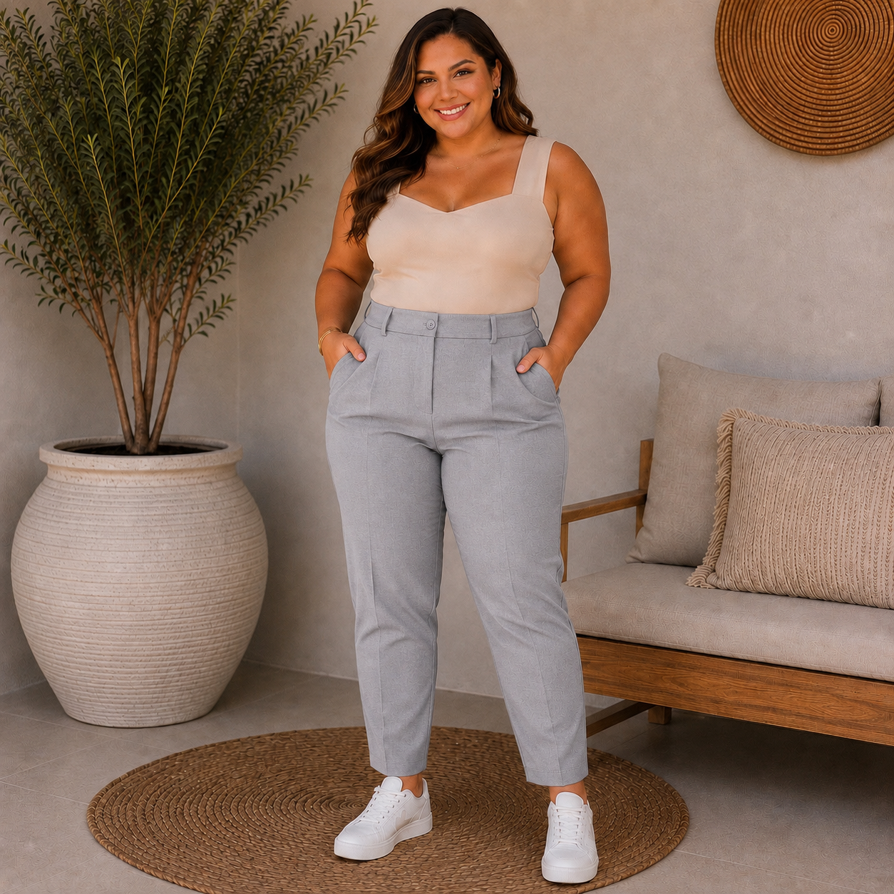 Calça Alfaiataria Plus Size