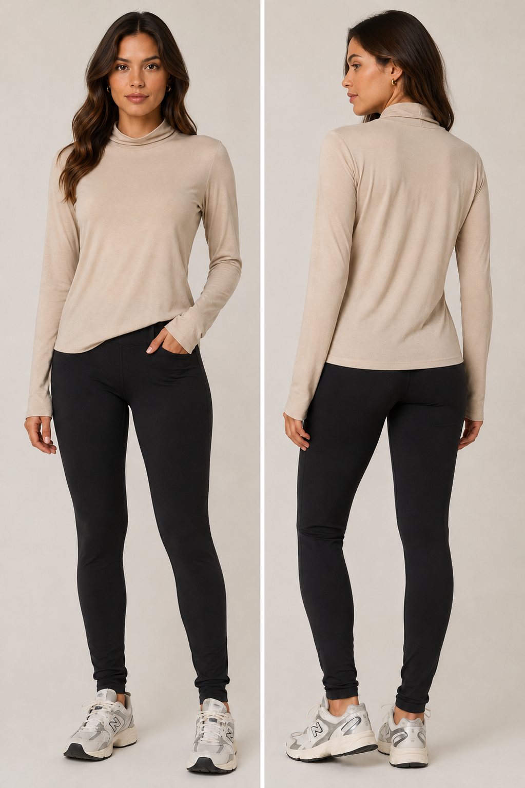 Blusa Basica Gola Alta