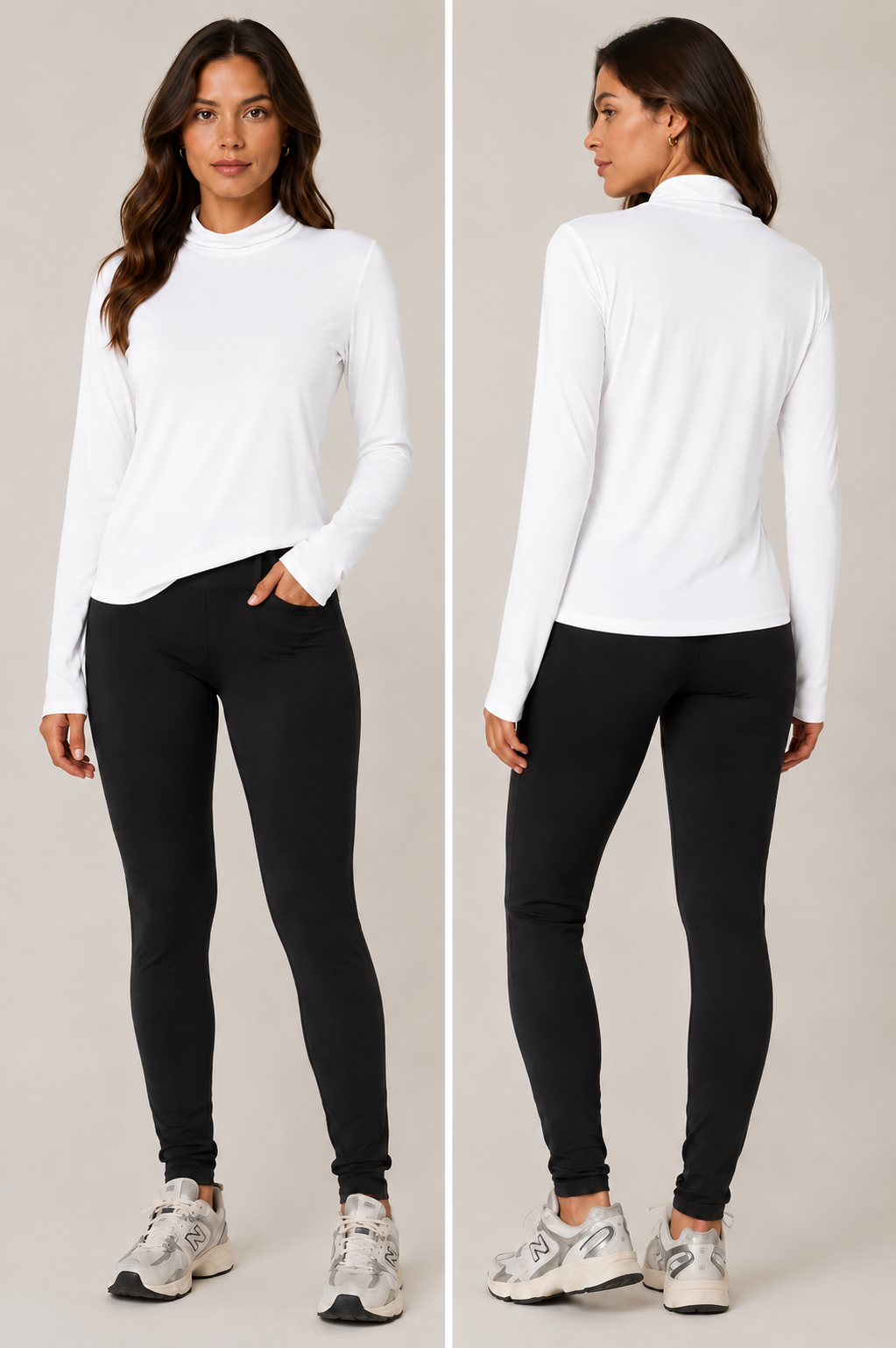 Blusa Basica Gola Alta