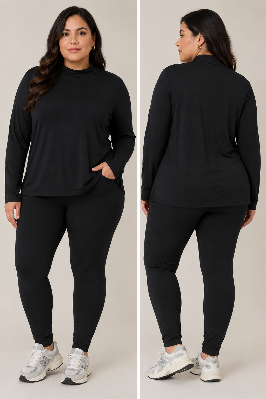 Blusa Basica Gola Alta