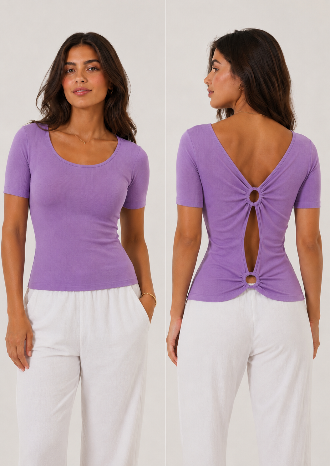 Blusinha Com Detalhe Nas Costas