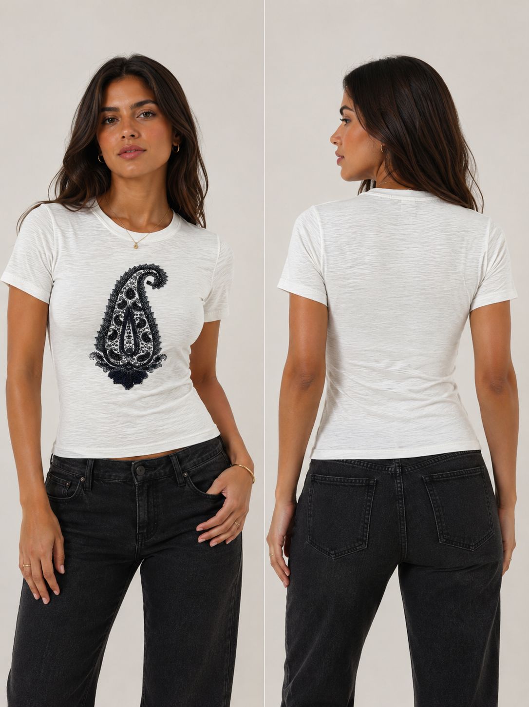 Blusinha C/ Aplicaçao