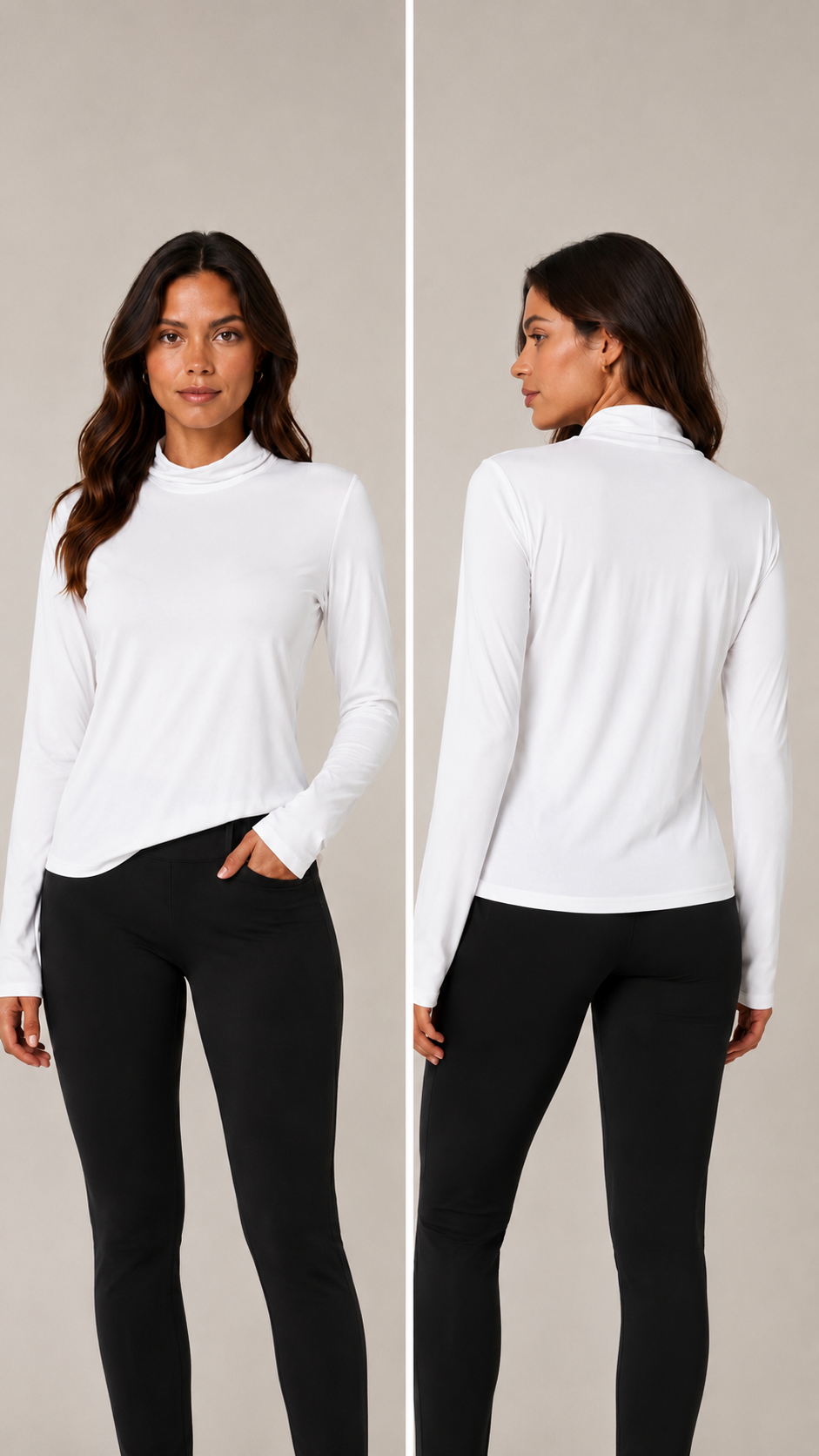 Blusa Basica Gola Alta