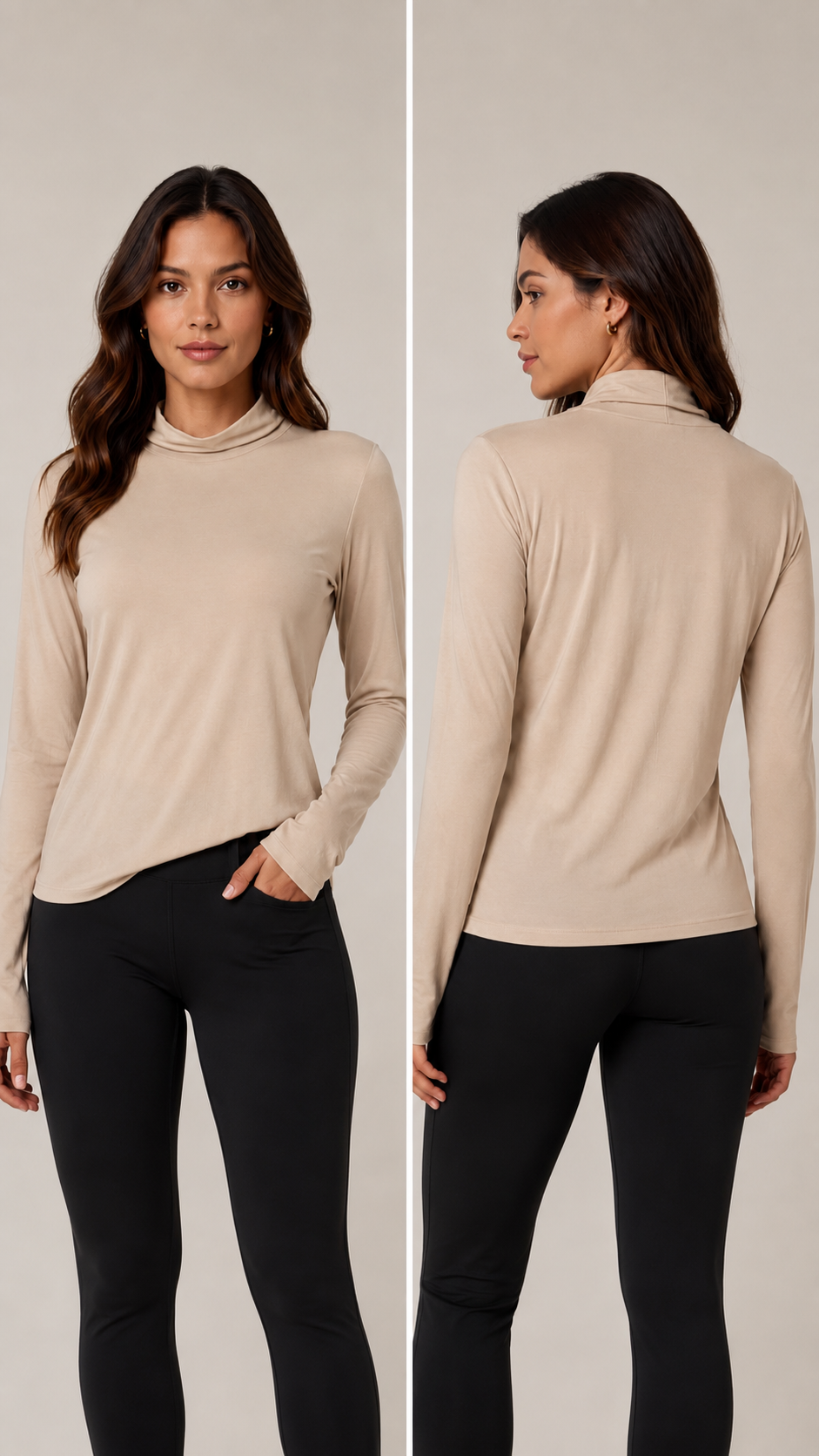 Blusa Basica Gola Alta