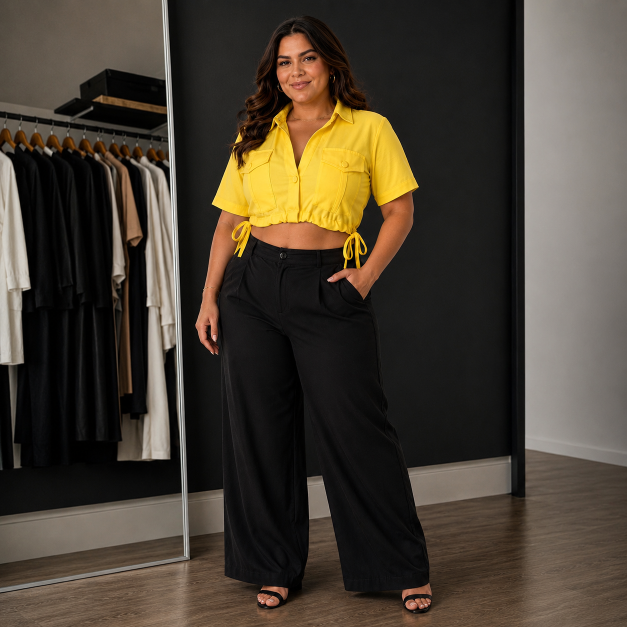 Cropped Malha Prada
