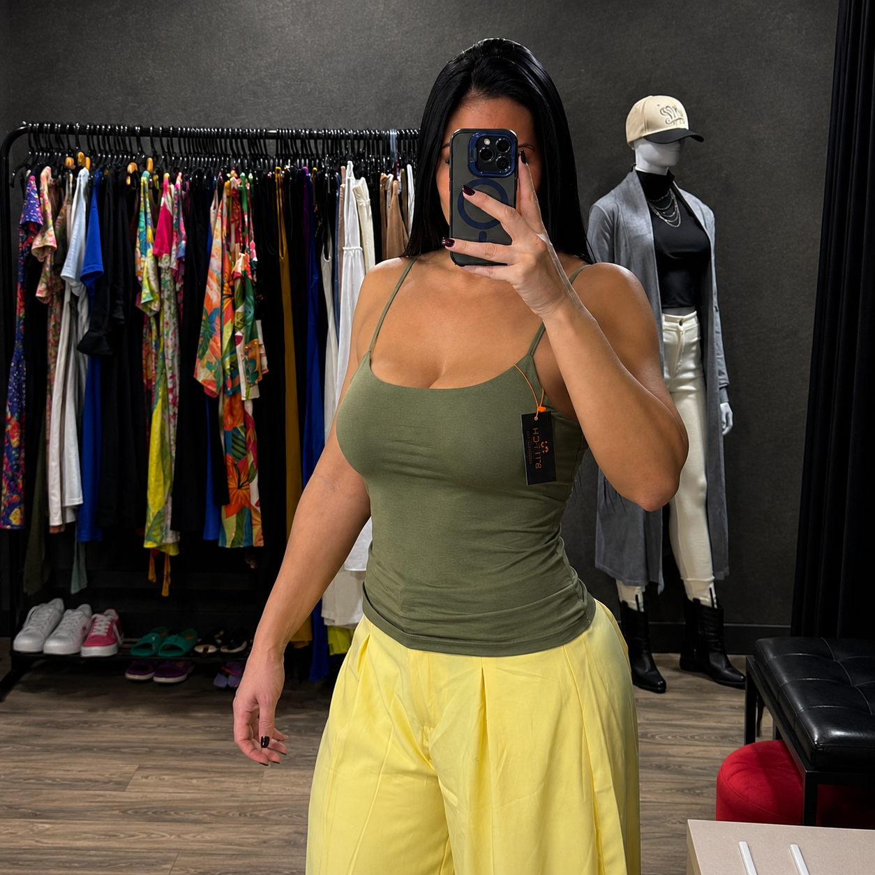 Blusinha Alça Com Bojo - Tam.U