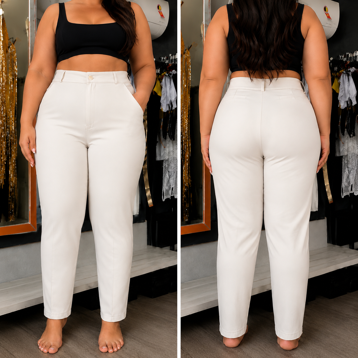 Calça Alfaiataria Plus Size