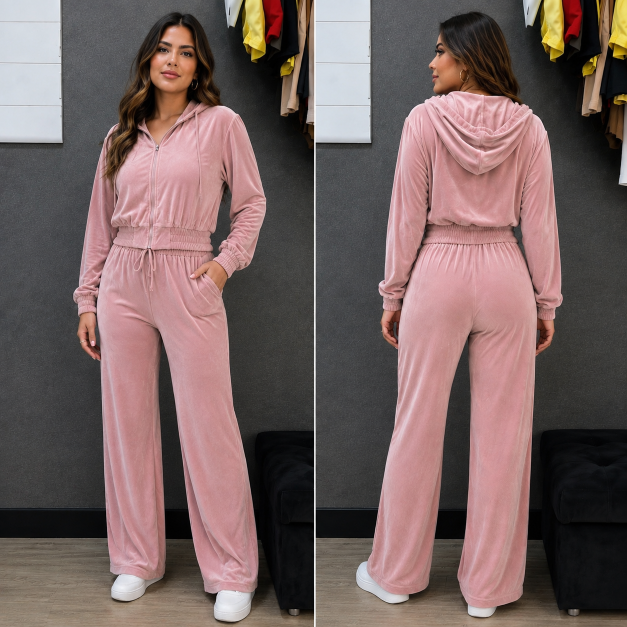 Conjunto Plush Com Capuz