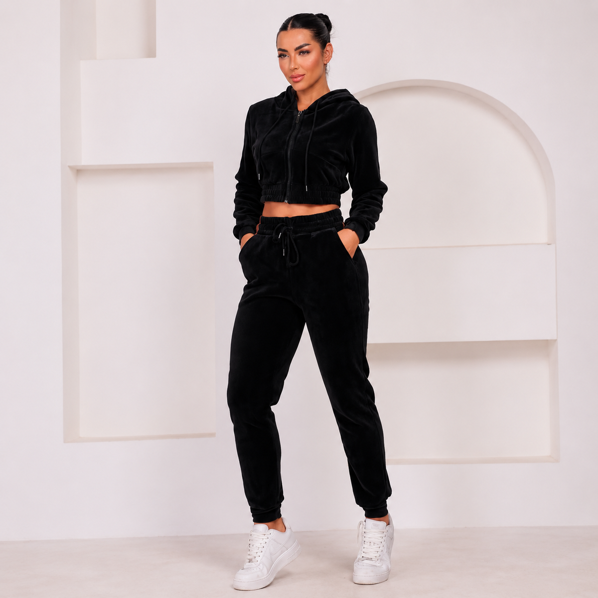 Conjunto Plush Com Capuz