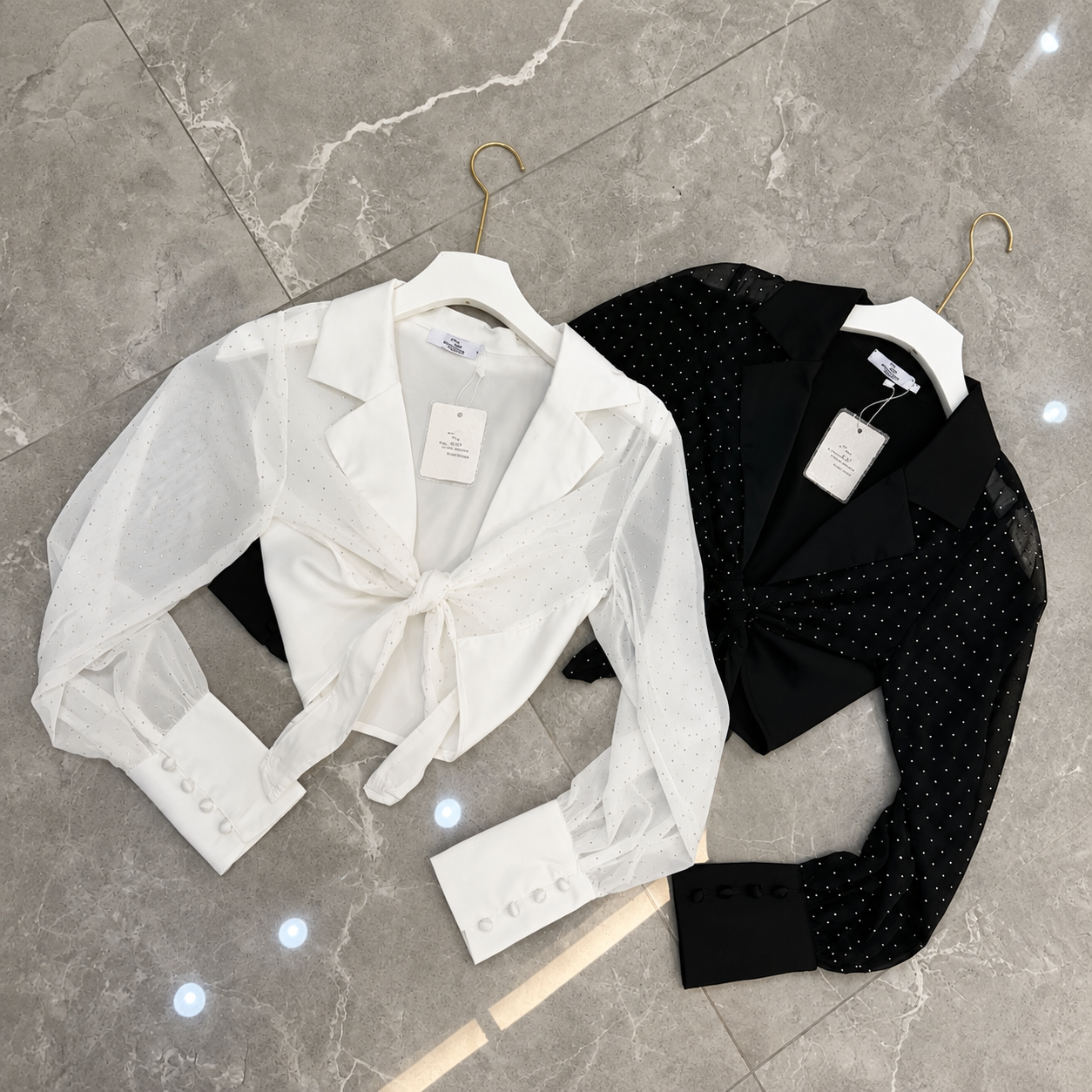 Camisa Cropped Strass
