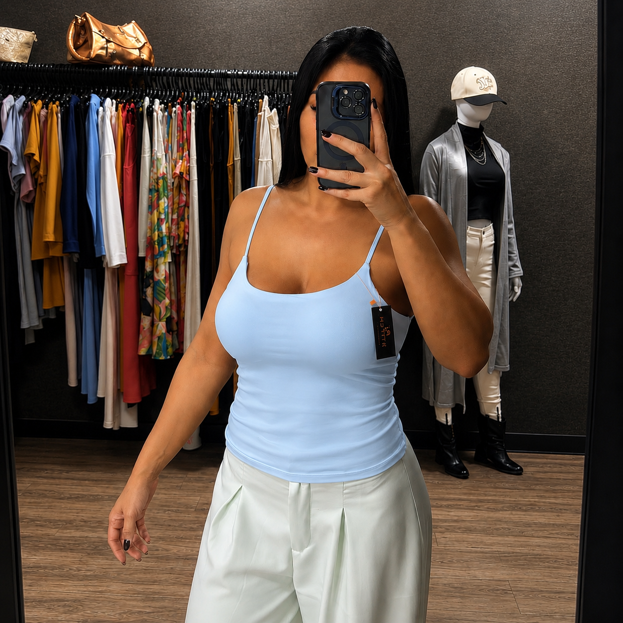 Blusinha Alça Com Bojo - Tam.U