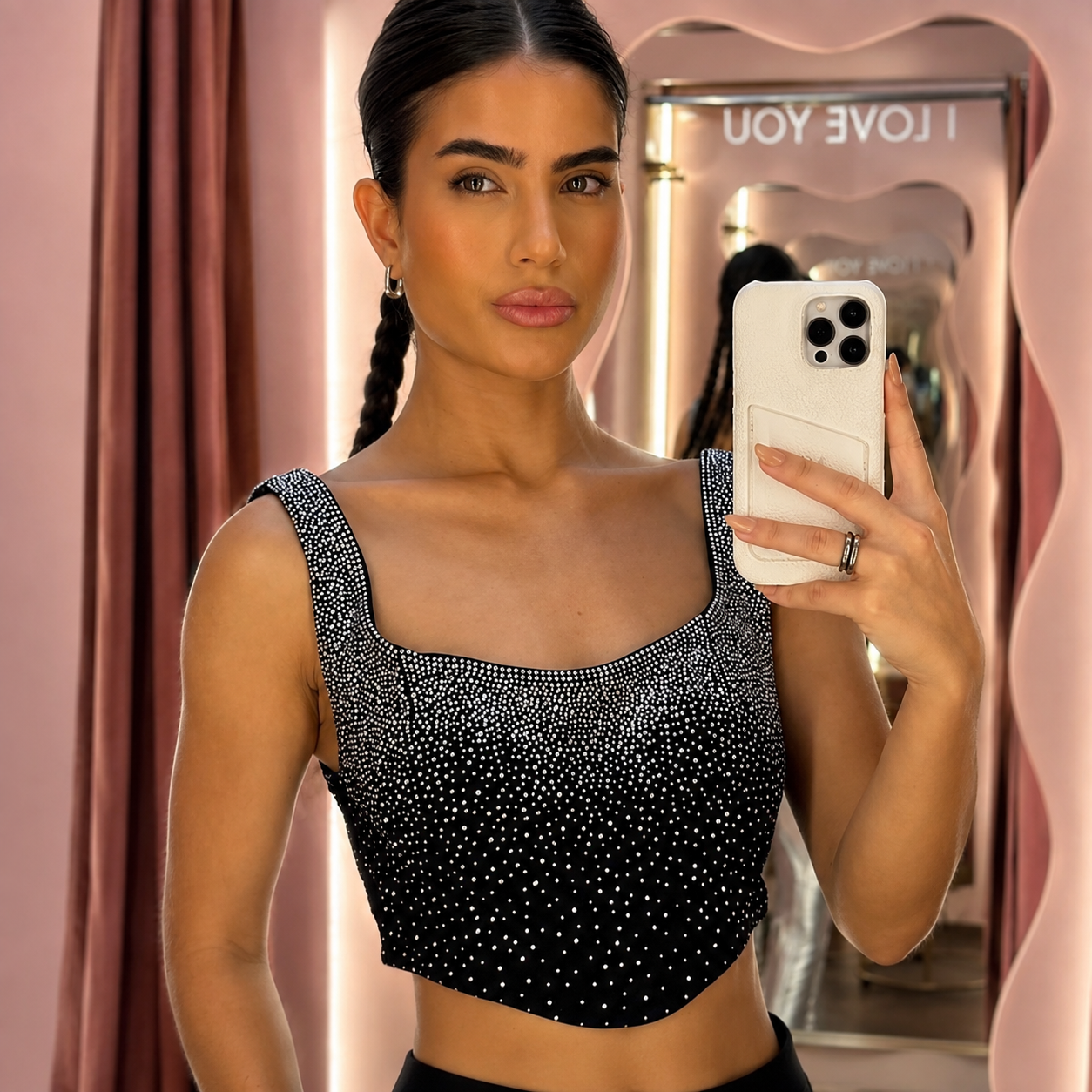 Cropped Strass