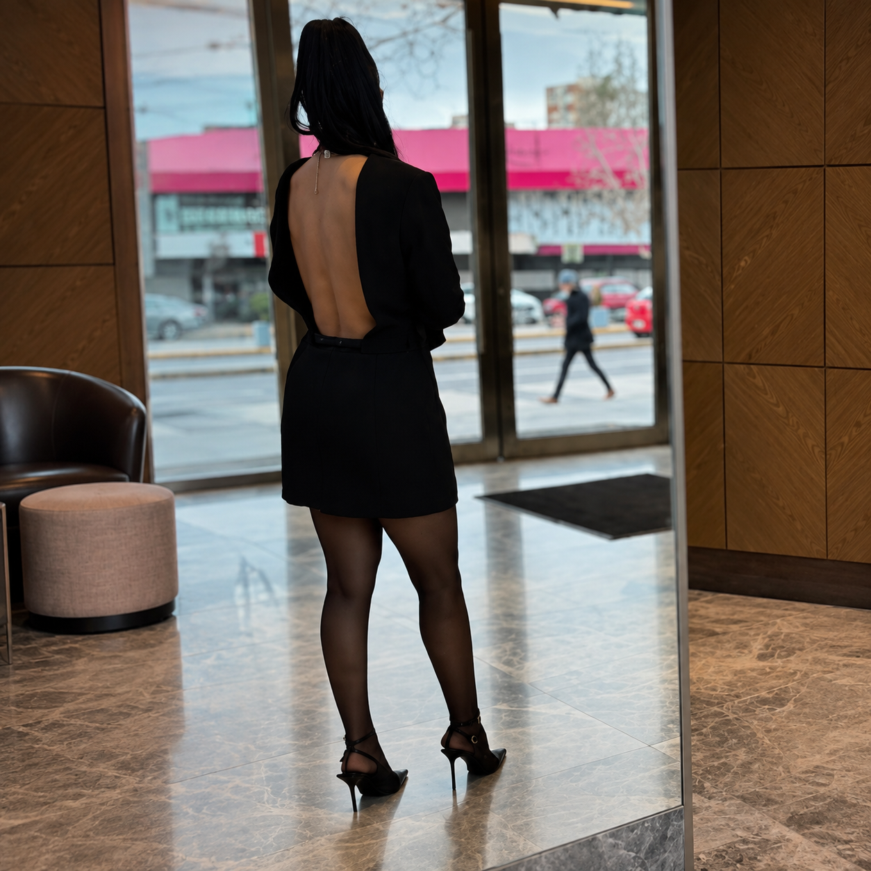 Blazer Strass + Abertura Costas