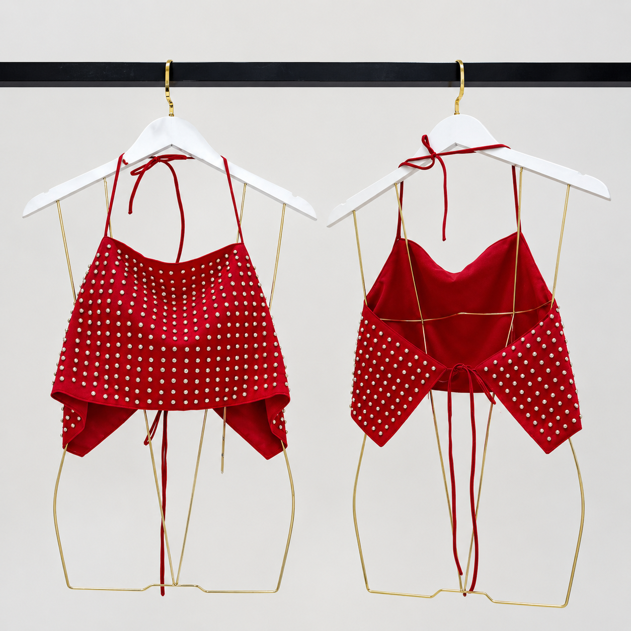 Cropped Frente Unica Strass