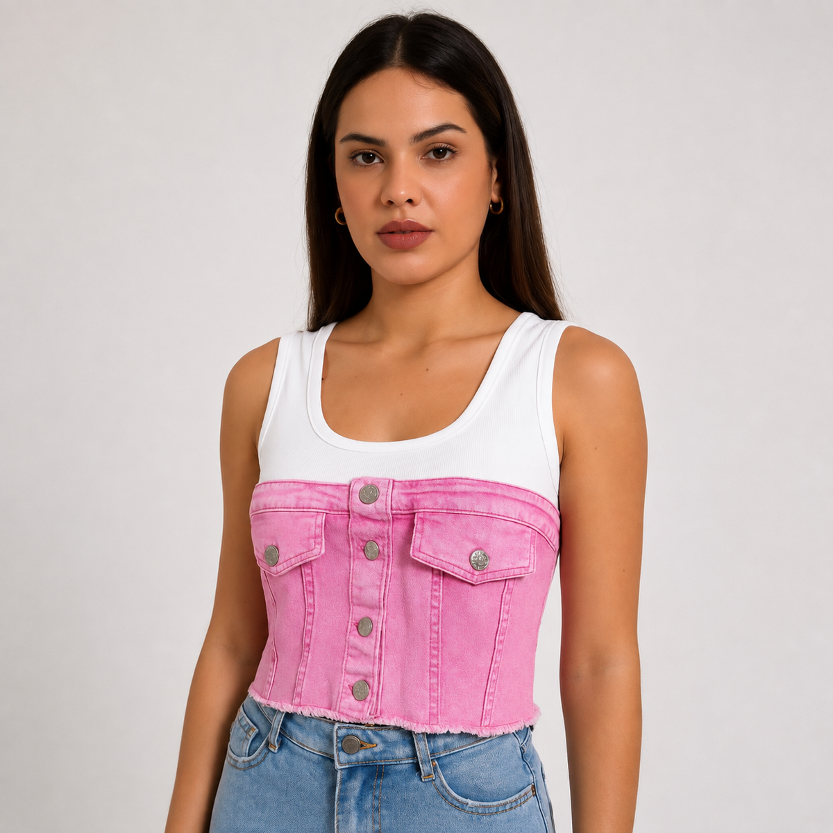 Cropped Jeans
