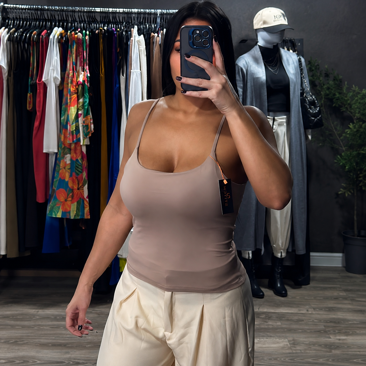 Blusinha Alça Com Bojo - Tam.U