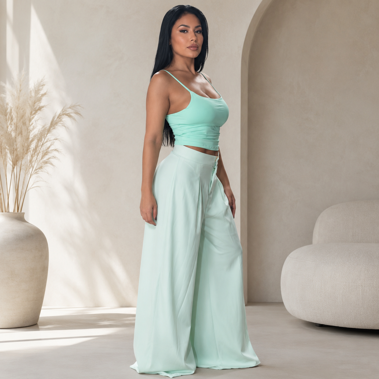 Calça Maxi Pantalona