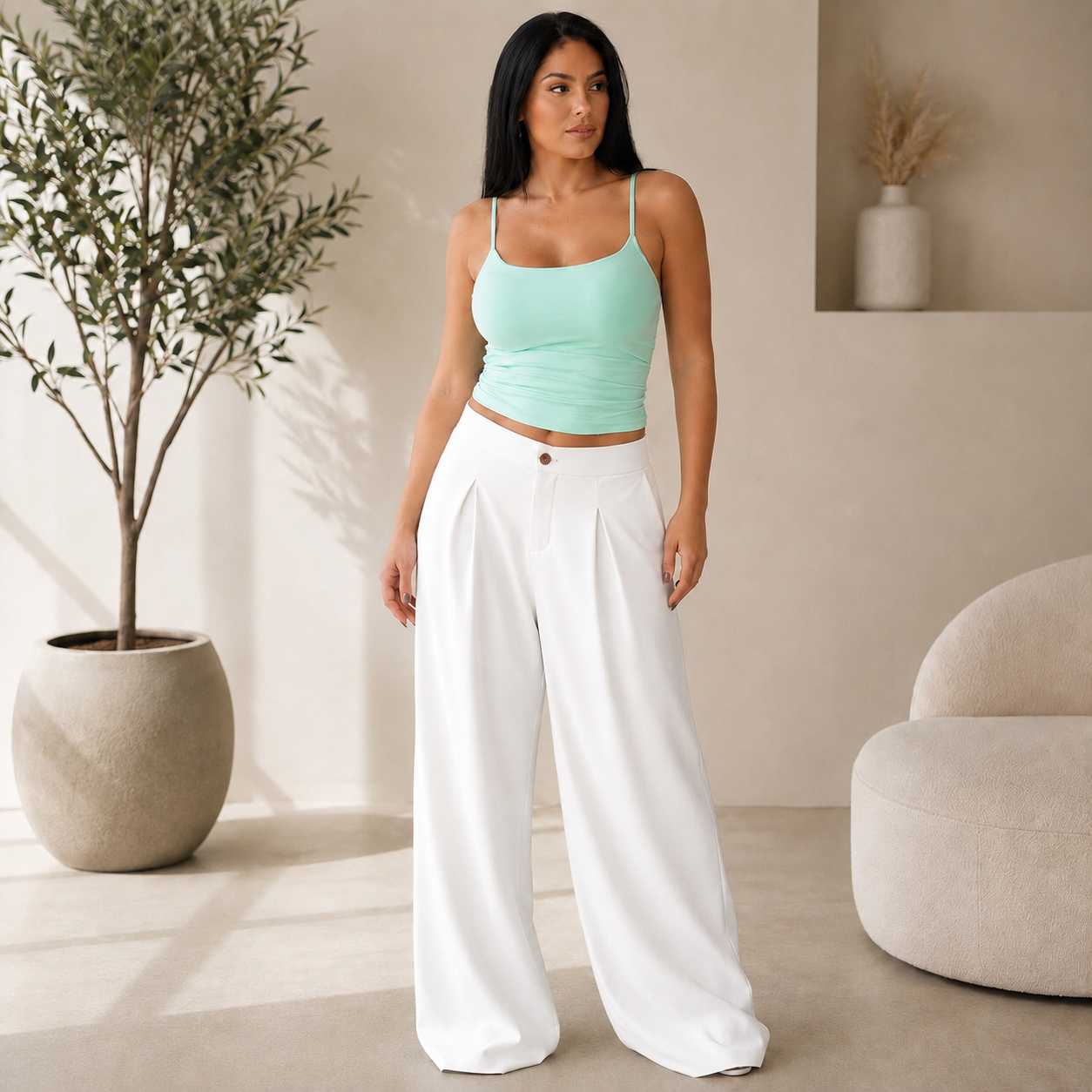 Calça Maxi Pantalona