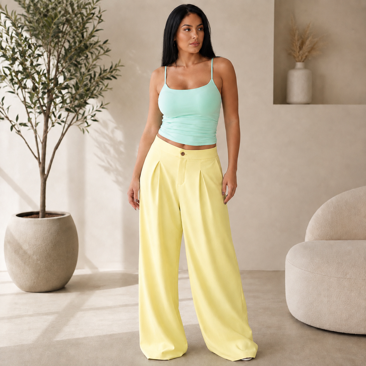 Calça Maxi Pantalona