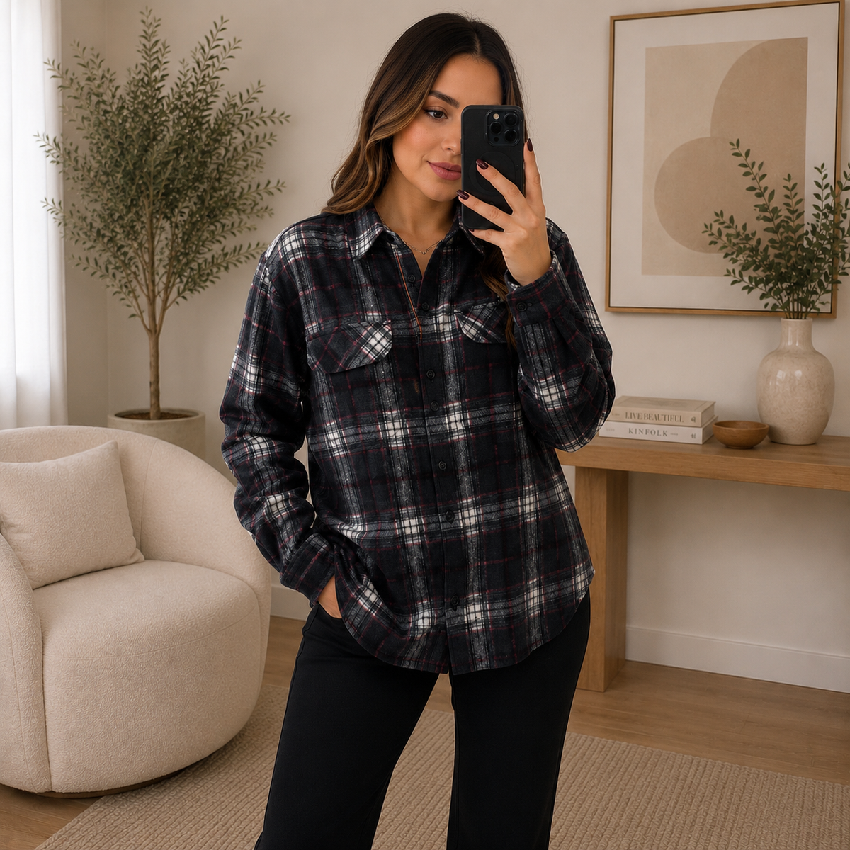 Camisa Xadrez Flanela