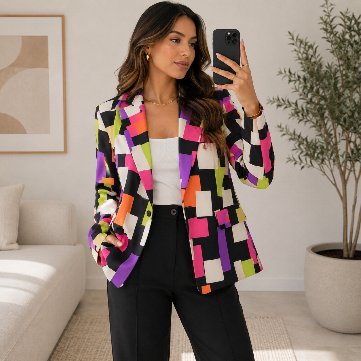Blazer Colorido