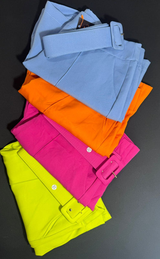 SHORT ALFAIATARIA C/ CINTO