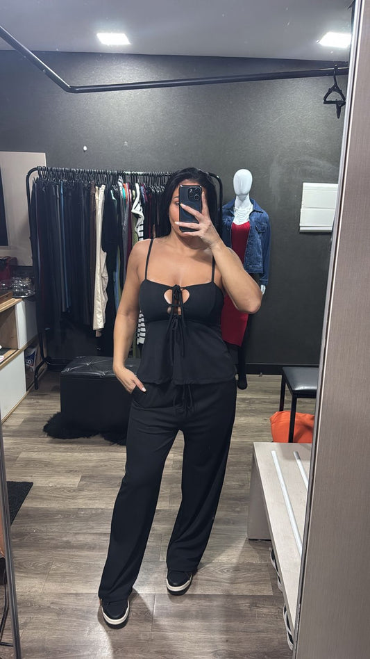 CONJUTO CALÇA + BLUSINHA