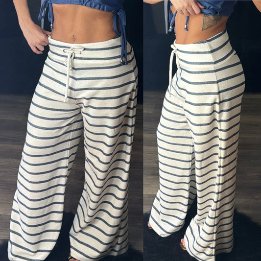 CALÇA LINHO LISTRADA