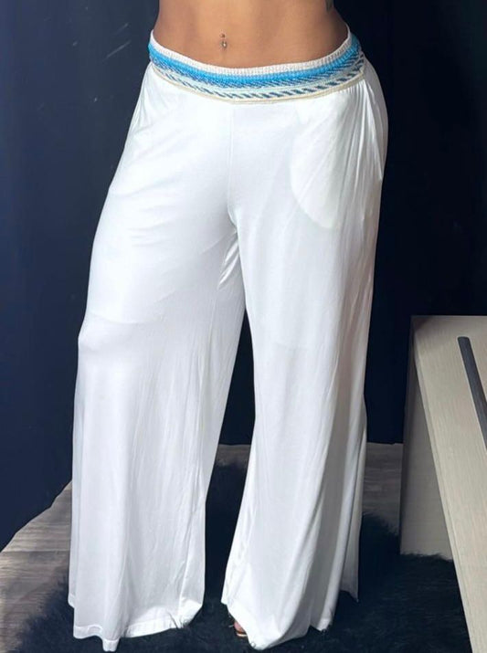 Calça + Aplicação Tricô