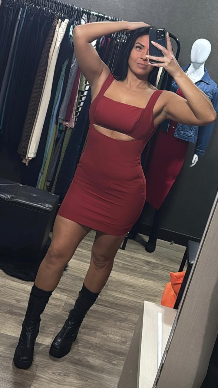 Vestido Alfaiataria Com Abertura